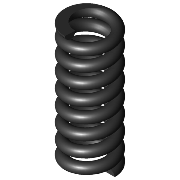 Imagem CAD Molas de compressão D-288Z-04