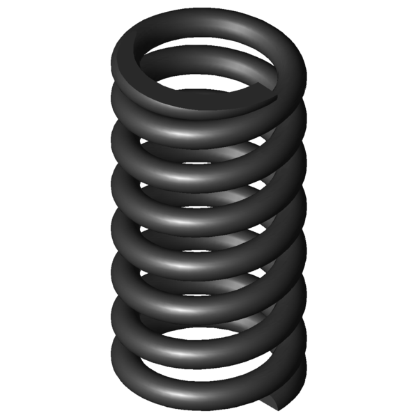 Imagem CAD Molas de compressão D-288Z-56