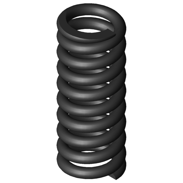 Imagem CAD Molas de compressão D-288ZC