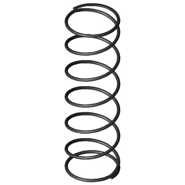 Imagem CAD Molas de compressão D-289A