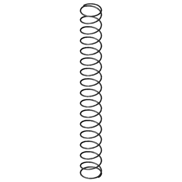 Imagem CAD Molas de compressão D-289C