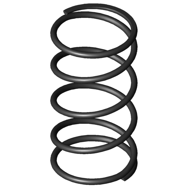 Imagem CAD Molas de compressão D-289D