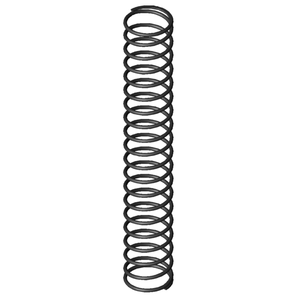 Imagem CAD Molas de compressão D-292A