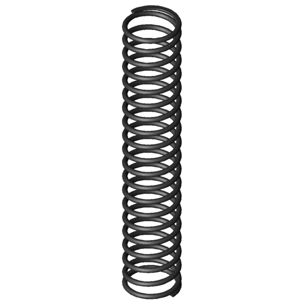 Imagem CAD Molas de compressão D-297A