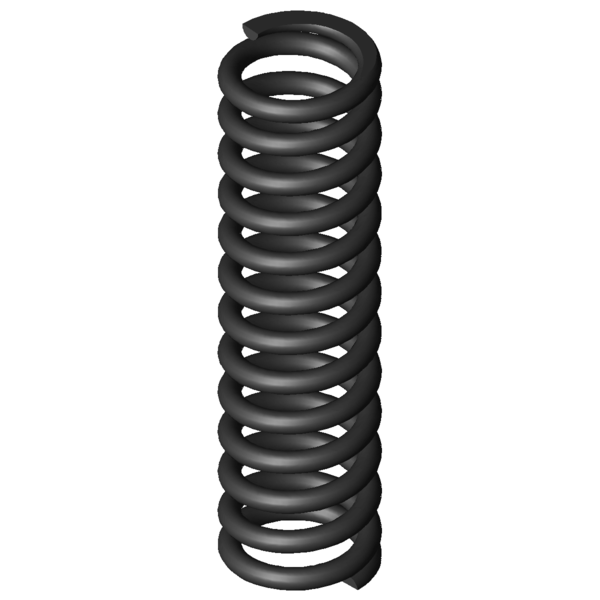 Imagem CAD Molas de compressão D-308A-03