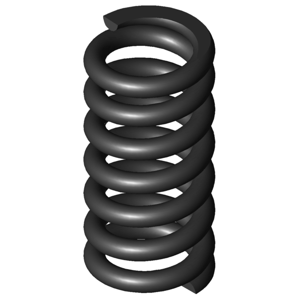 Imagem CAD Molas de compressão D-310