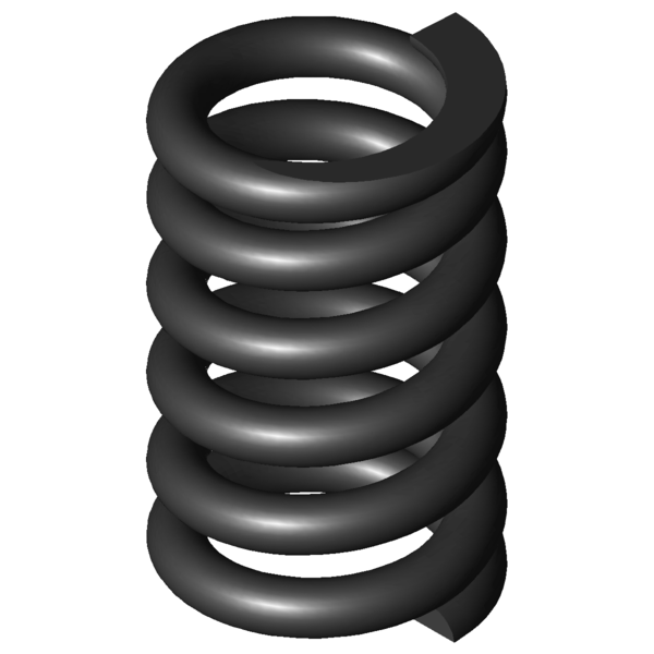 Imagem CAD Molas de compressão D-313A-03