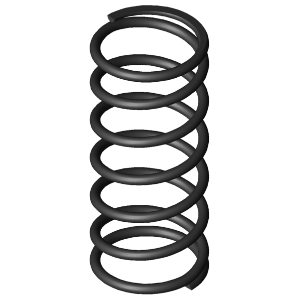 Imagem CAD Molas de compressão D-313G