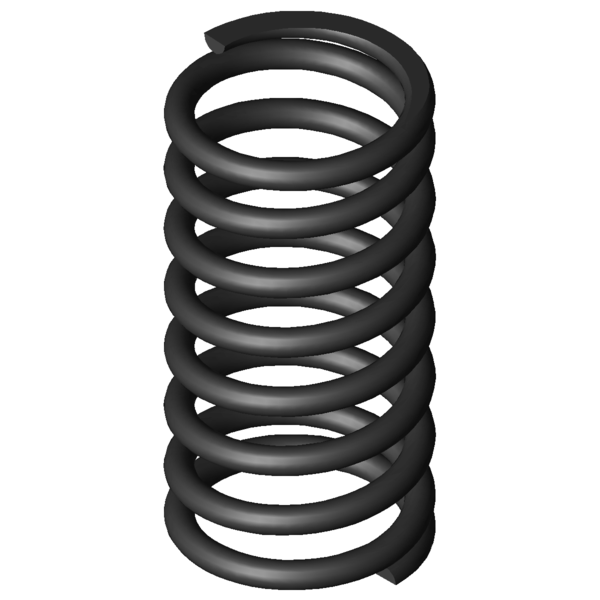 Imagem CAD Molas de compressão D-313J-03