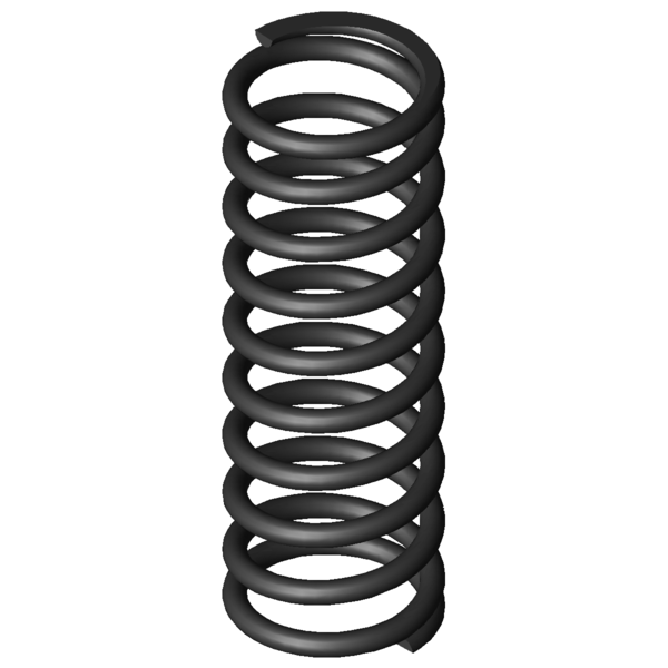 Imagem CAD Molas de compressão D-313J-05