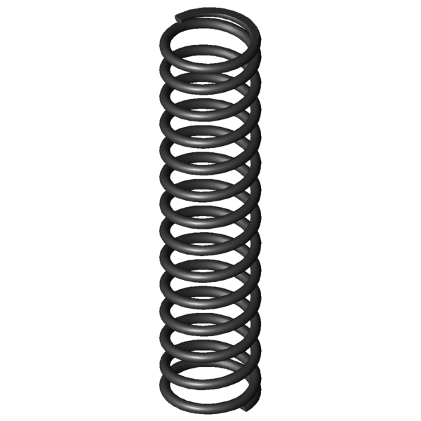 Imagem CAD Molas de compressão D-313JA