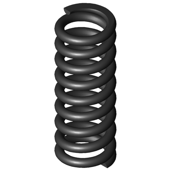 Imagem CAD Molas de compressão D-313N-10