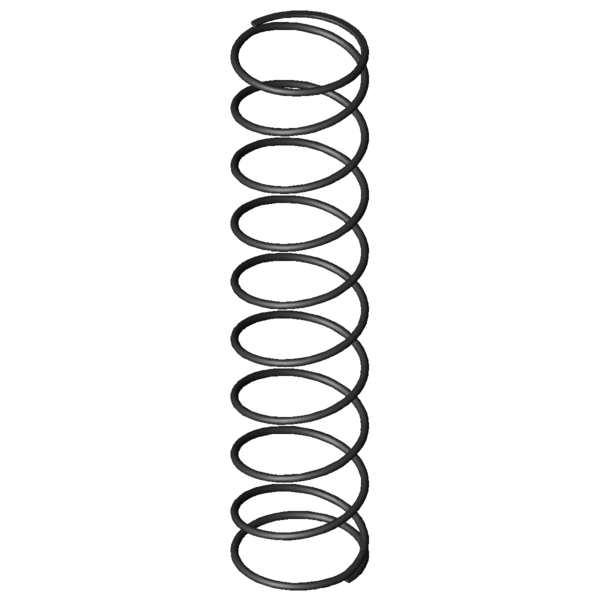 Imagem CAD Molas de compressão D-313T-01