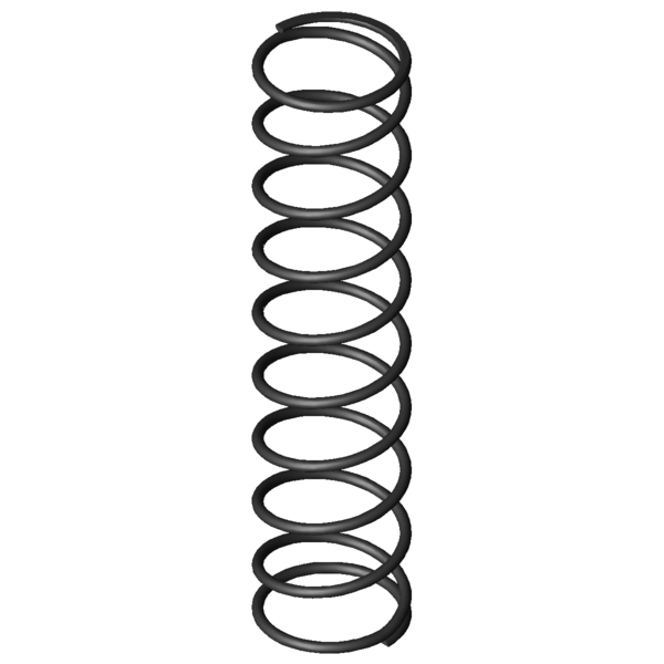 Imagem CAD Molas de compressão D-316