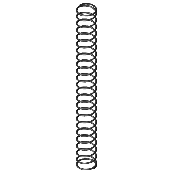 Imagem CAD Molas de compressão D-318A