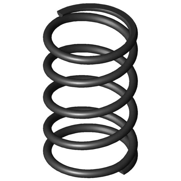 CAD image Compression springs D-319