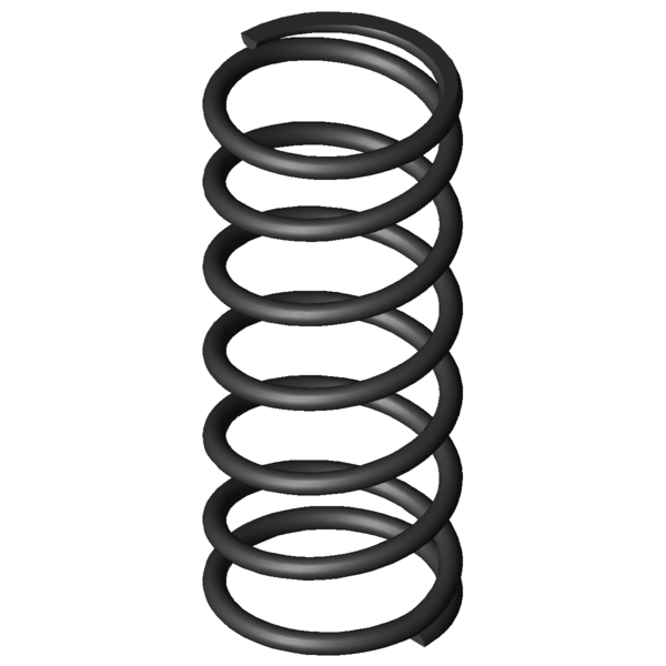 Imagen CAD Muelles de compresión D-320