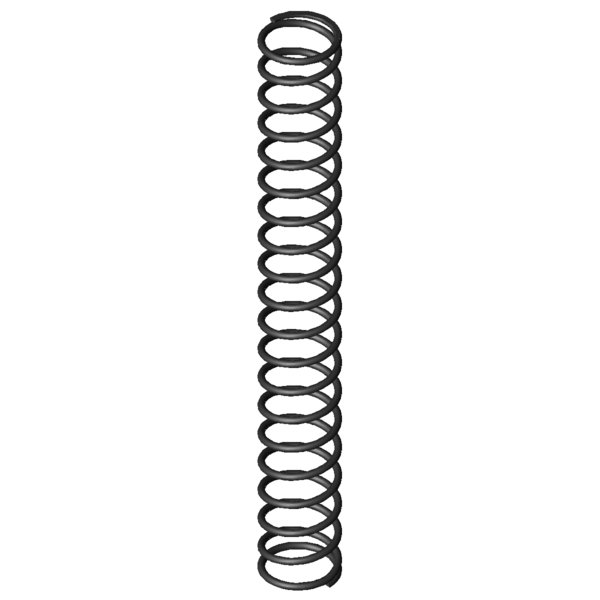 Imagem CAD Molas de compressão D-323