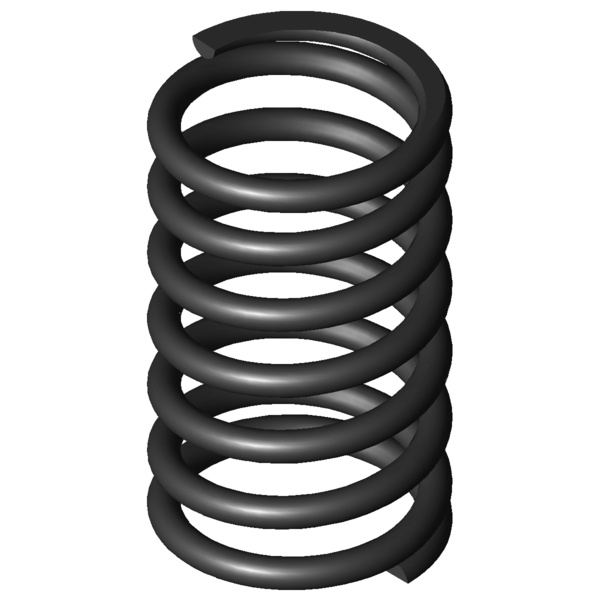 Imagem CAD Molas de compressão D-325A