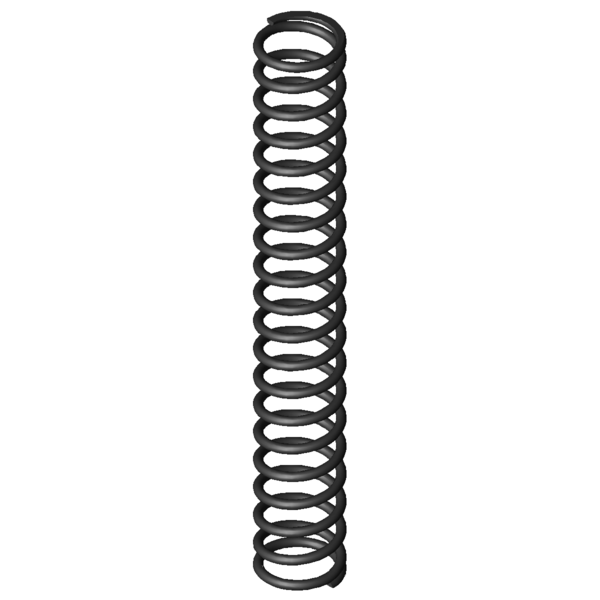 CAD image Compression springs D-329