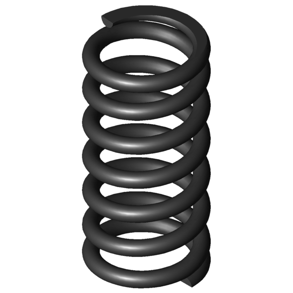 Imagem CAD Molas de compressão D-331