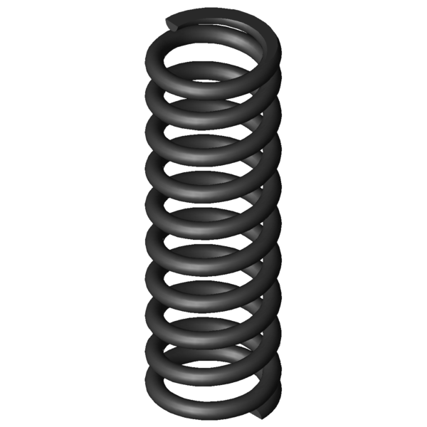 CAD image Compression springs D-332