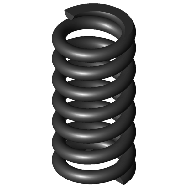 Imagem CAD Molas de compressão D-336