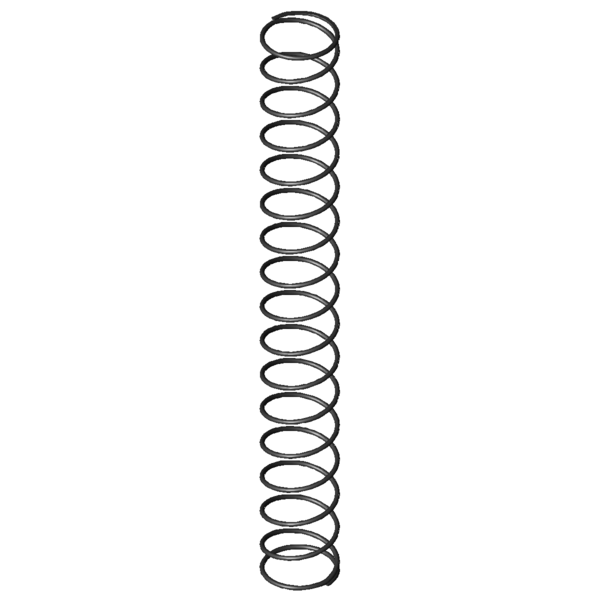 Imagem CAD Molas de compressão D-339J