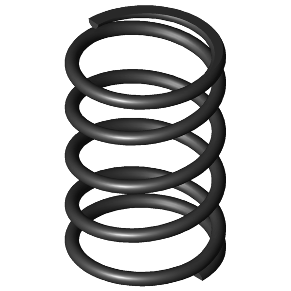 Imagem CAD Molas de compressão D-339K
