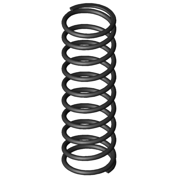 Imagem CAD Molas de compressão D-339L-10