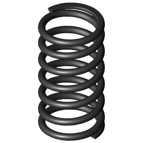 Imagem CAD Molas de compressão D-339N-04