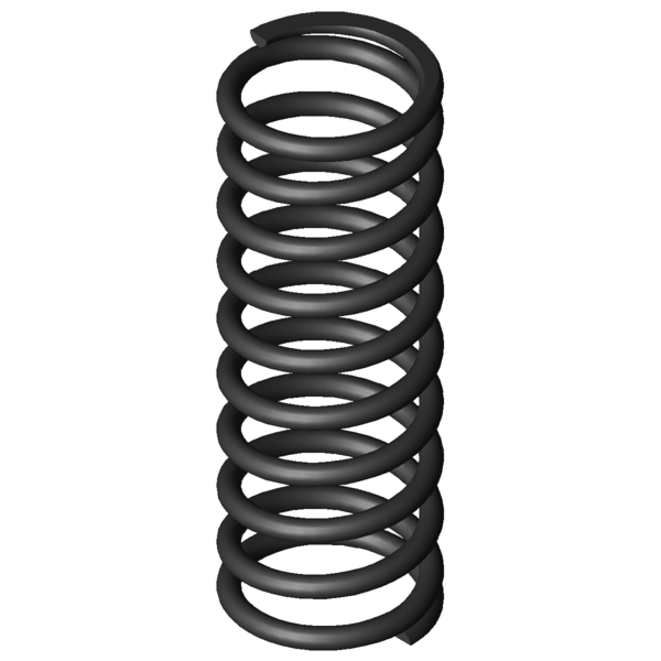 Imagem CAD Molas de compressão D-339N-05
