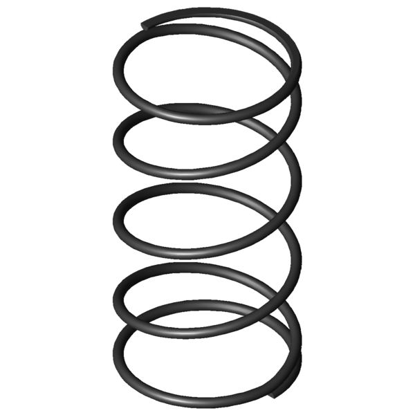 Imagem CAD Molas de compressão D-339W