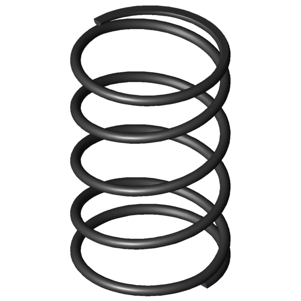 Imagem CAD Molas de compressão D-339Z-01