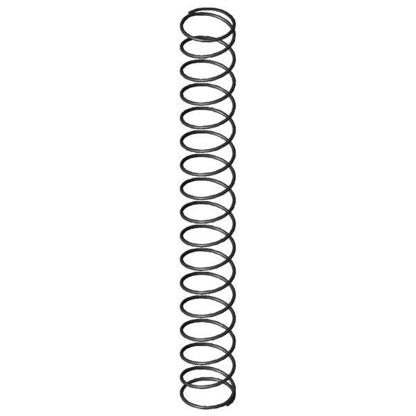 Imagem CAD Molas de compressão D-339Z