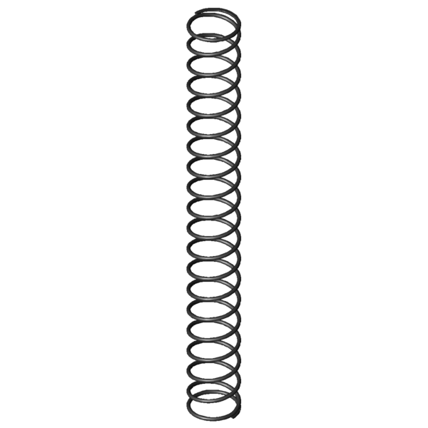 Imagen CAD Muelles de compresión D-344