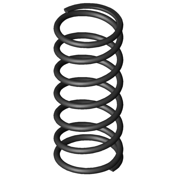 Imagem CAD Molas de compressão D-346