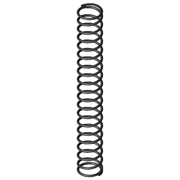 CAD image Compression springs D-349