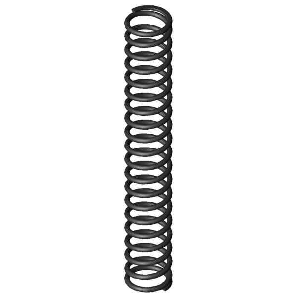 Imagen CAD Muelles de compresión D-354