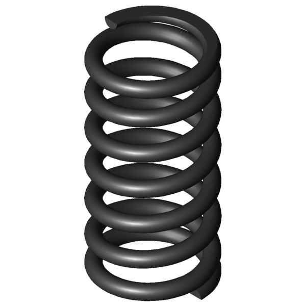 Imagem CAD Molas de compressão D-356