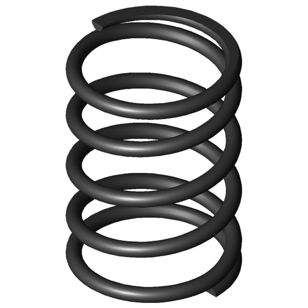 Imagem CAD Molas de compressão D-364F