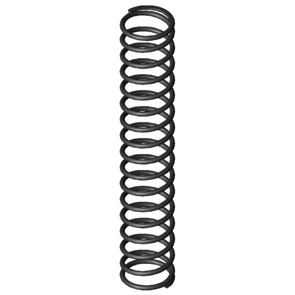 Imagem CAD Molas de compressão D-364J