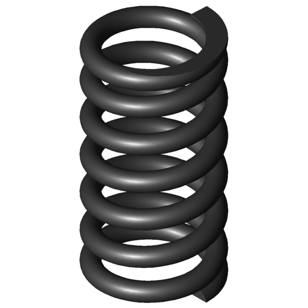 Immagine CAD Molle a compressione D-364R-04