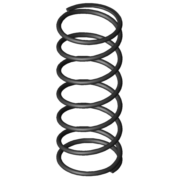 Imagem CAD Molas de compressão D-366