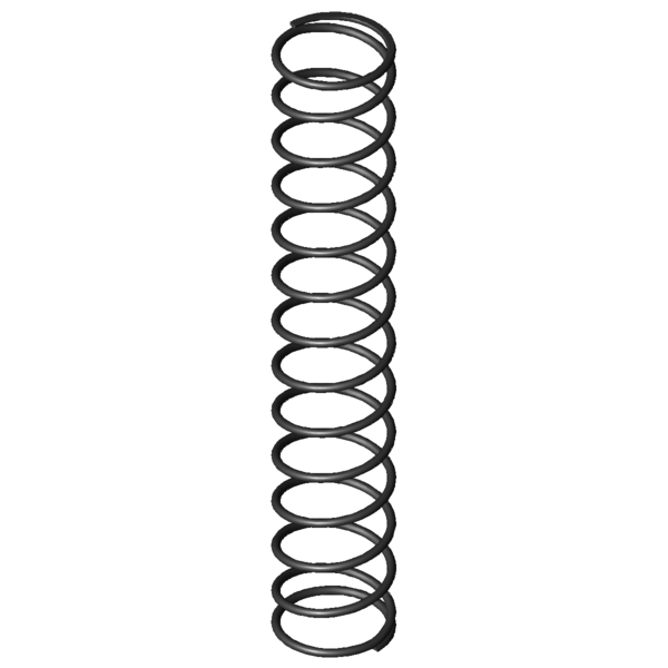 Imagem CAD Molas de compressão D-368