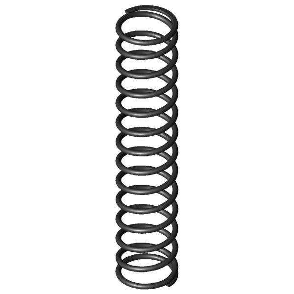 Imagen CAD Muelles de compresión D-373