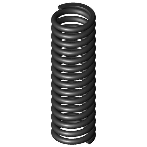 Imagen CAD Muelles de compresión D-382A