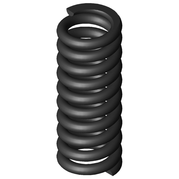 CAD image Compression springs D-389A-06