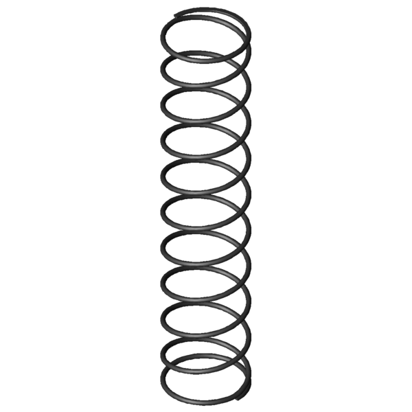 Imagem CAD Molas de compressão D-389D