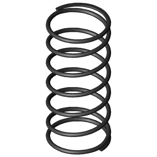 CAD image Compression springs D-389E-12